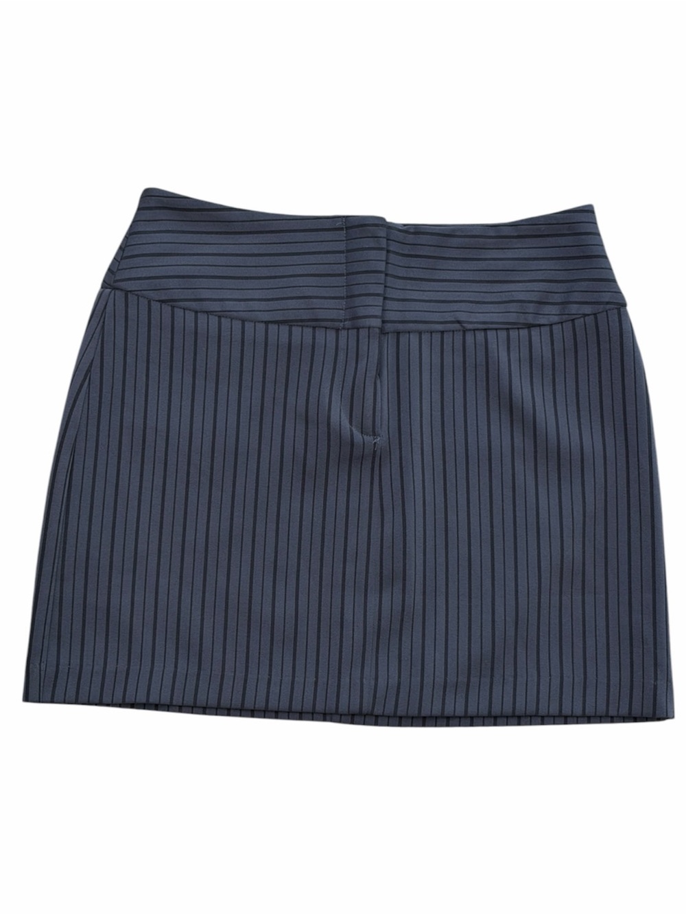 Y2k Star City Pinstripe Mini Pencil Skirt